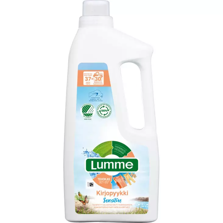 Lumme kirjopyykki 1500ml Sensitive - Pyykinpesunesteet - 7046110307649 - 1