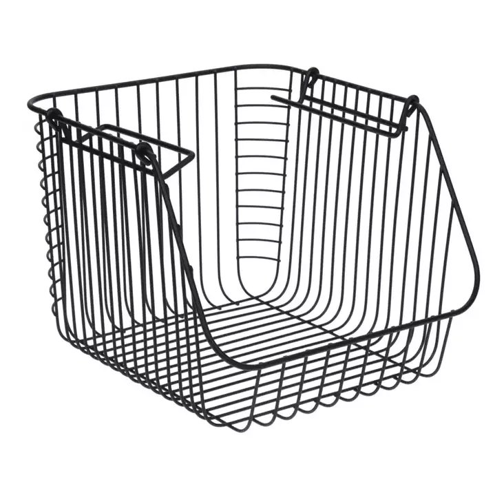 METALLINEN SÄILYTYSKORI 29 X 27 X 21 CM - Sisustuskorit ja puulaatikot - 8719987098659 - 1