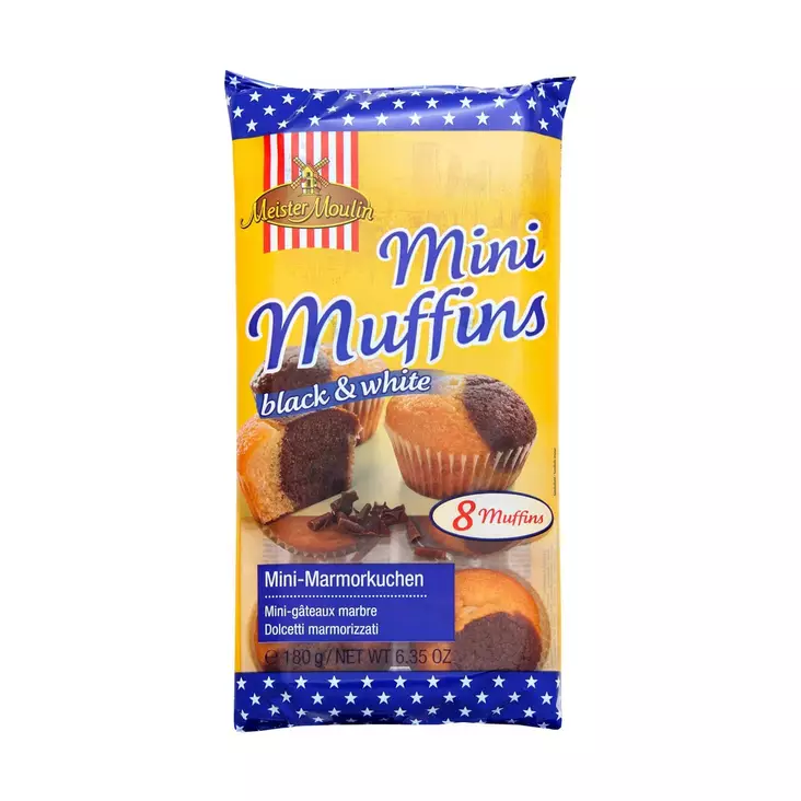 MINIMUFFINSIT 8kpl/pkt 180g - Leivät, keksit ja leivonnaiset - 9002859042829 - 1