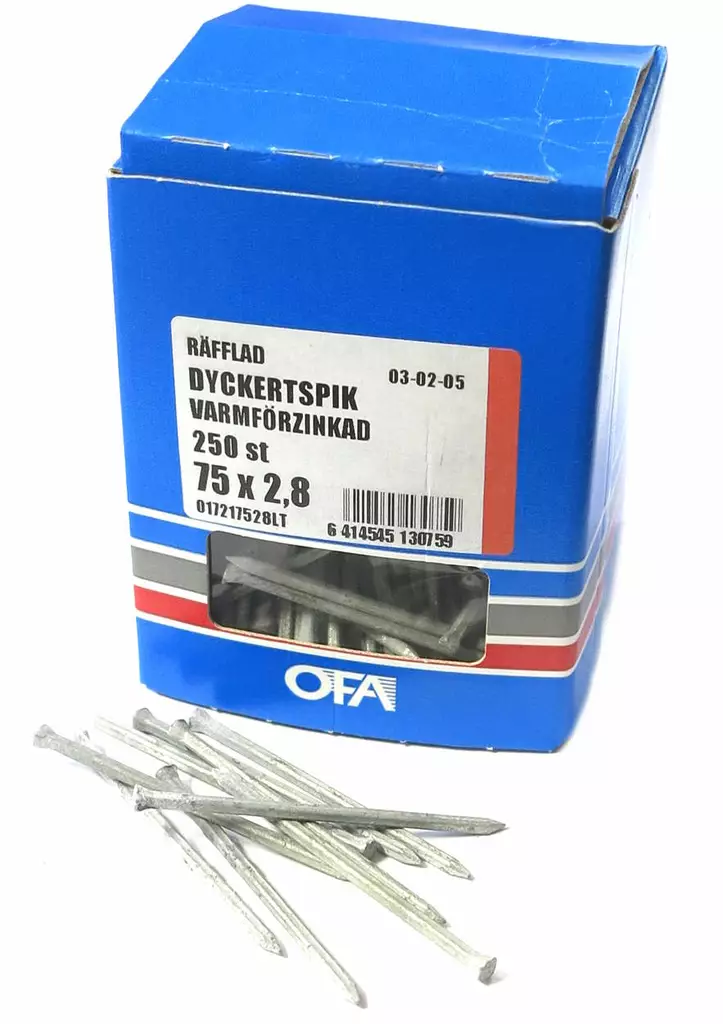 Naula dyckert kuumasinkitty naulalaatikko - Naulat - 6414545130759 - 1