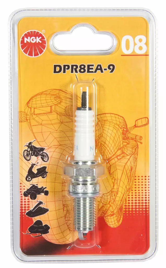 NGK 08 DPR8EA-9 - Sytytystulpat - 0087295065709 - 1
