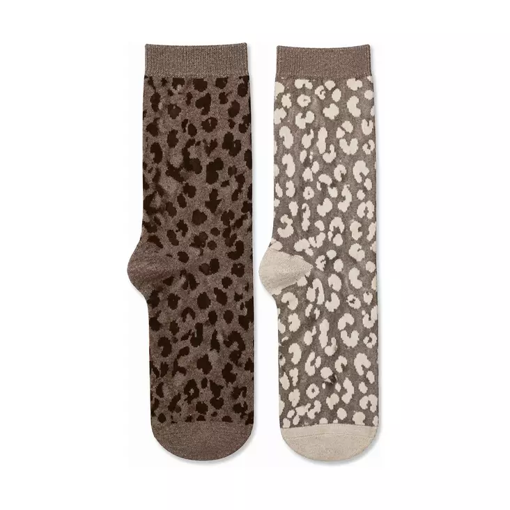 N. Leopardi nilkkasukka - Naisten sukat ja sukkahousut - 6438506017569 - 1