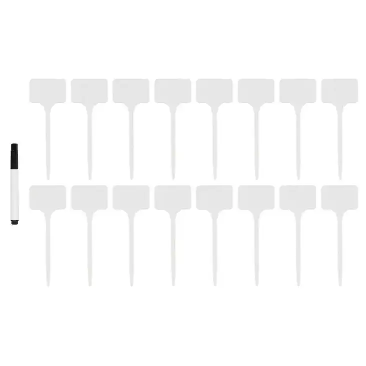 Nimikyltit Taimille + kynä 16 kpl - Esikasvatus ja idättäminen - 6410416041209 - 1