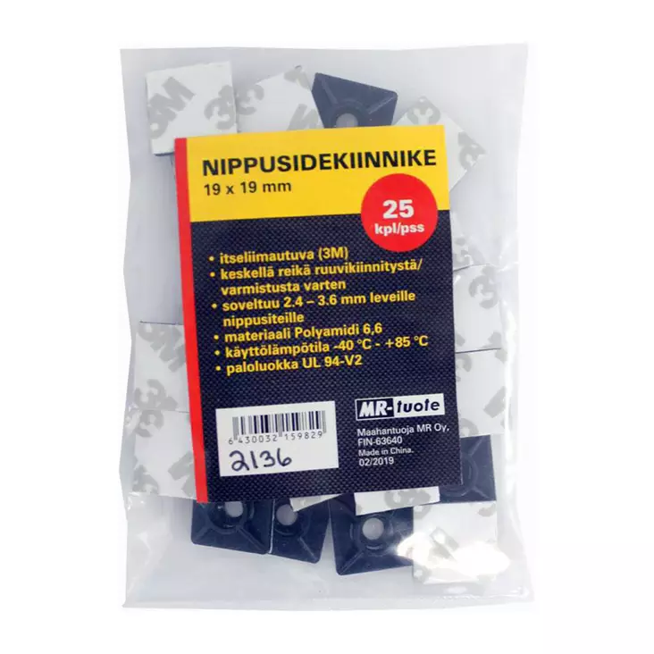 NIPPUSIDEKIINNIKE 1919 MM 3M, 25 KPL - Kutistesukat, nippusiteet ja kiinnikkeet - 6430032159829 - 1