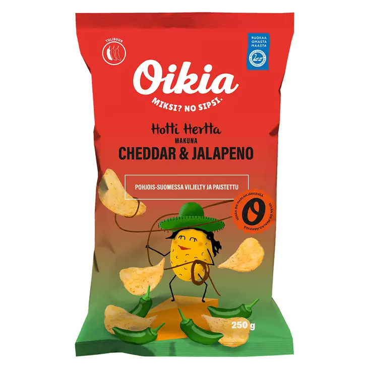Sipsi Oikia Hotti Hertta 250g - Sipsit ja popcornit - 6430013253539 - 1