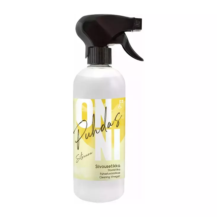 Puhdas Onni Siivousetikka 500ml sitruuna - Yleispuhdistusaineet - 6419642225209 - 1