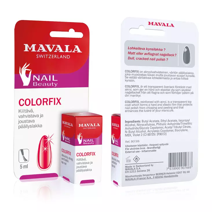 Mavala Colorfix päällyslakka 5ml - Kynsilakat ja kynsimeikit - 7618900907669 - 1