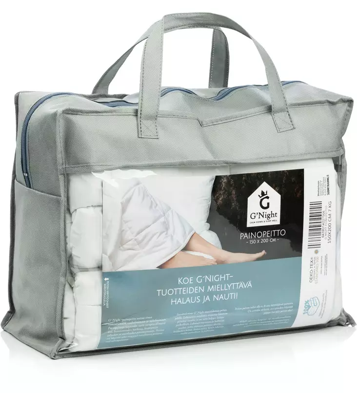 PAINOPEITTO 5kg 150x200cm G'Night - Pussilakanat, petivaatteet ja tyynyt - 6438014227559 - 1