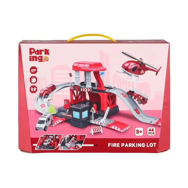 Parkkitalo leikkisetti - Leluajoneuvot - 6410416383019 - 1