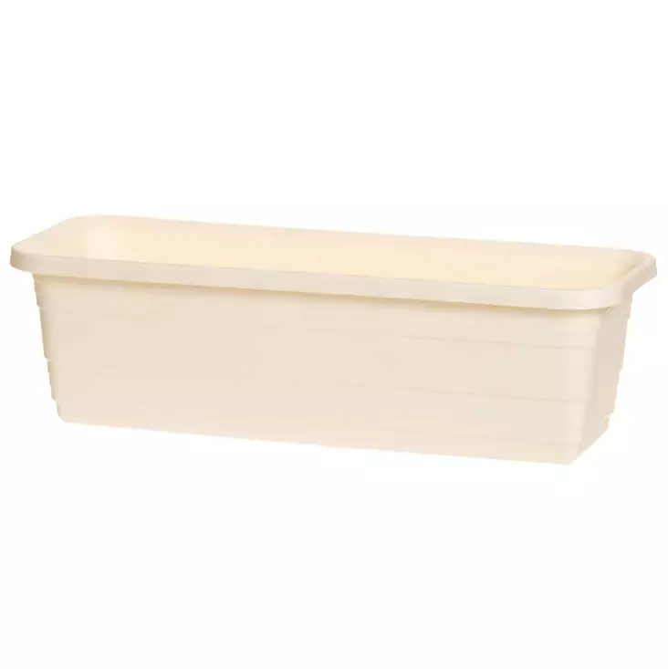 PARVEKELAATIKO Bona 50 cm luonnonvalkoinen - Parvekelaatikot ja kannakkeet - 6410416124759 - 1