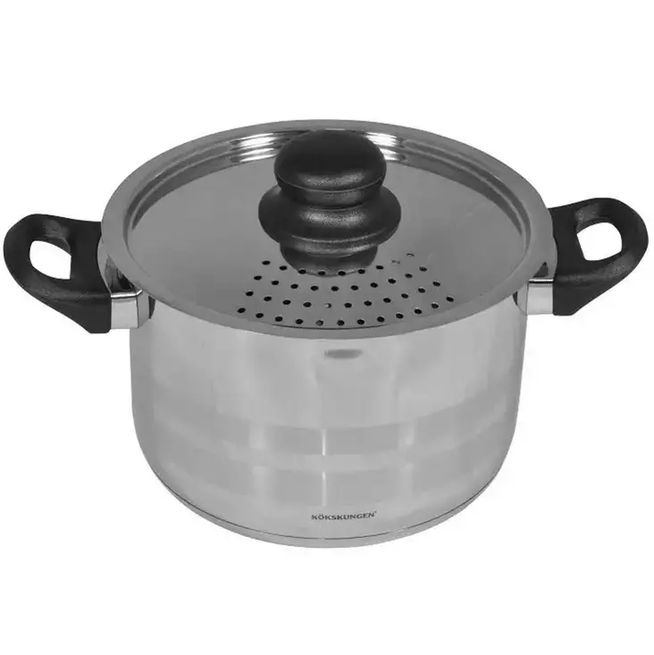 PASTAKATTILA PERUNAKATTILA KÖKSKUNGEN 4 L Stainless-Line - Kattilat ja kasarit - 7391467201639 - 1