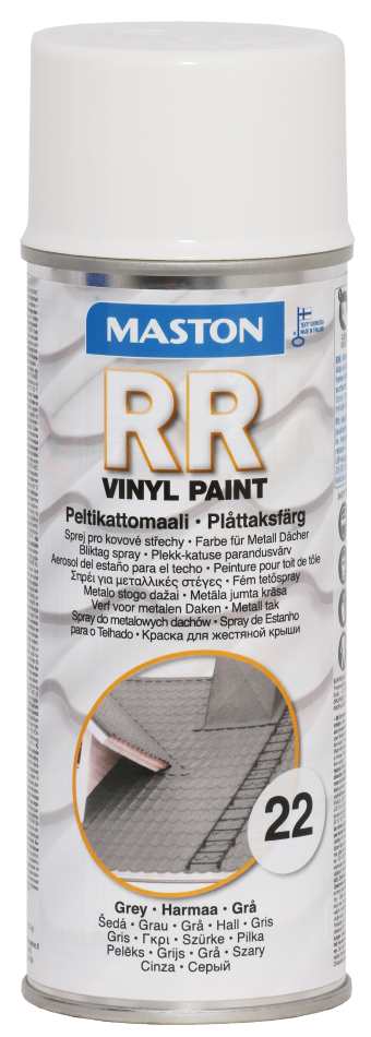 PELTIKATON KORJAUSMAALI RR22 HARMAA 400ML MASTON SPRAY - Spraymaalit - 6412494100229 - 1
