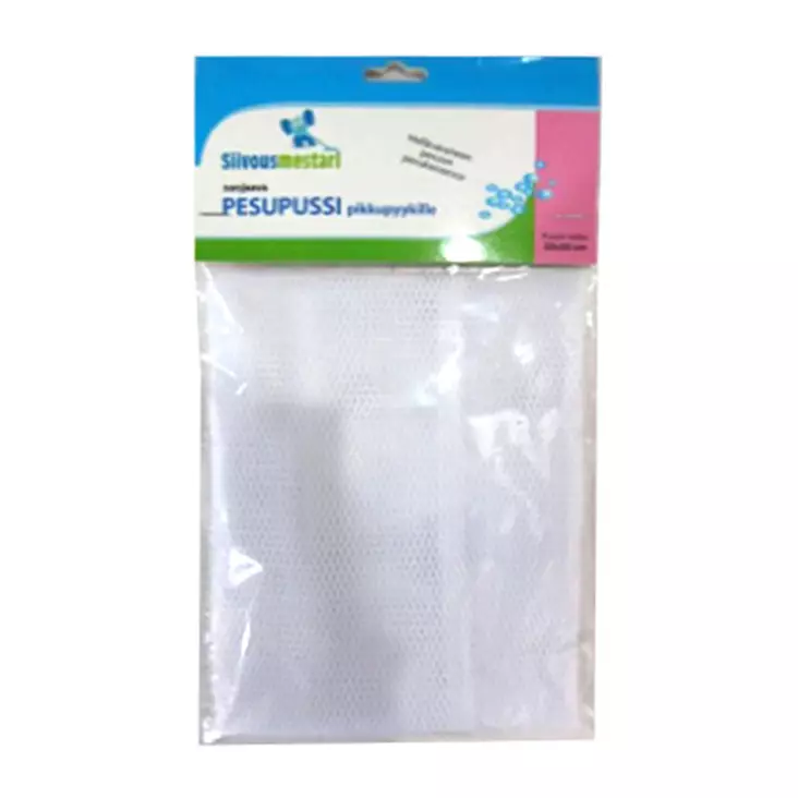 PESUPUSSI PIKKUPYYKILLE 35*50CM - Vaatteiden säilytys - 6438159083669 - 1