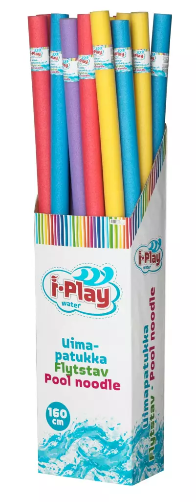 Displayssa 24 uimapatukkaa. Materiaali solumuovi, joka taipuu moneen m=
uotoon. - Vesilelut ja uimapatjat - 6410413172869 - 1