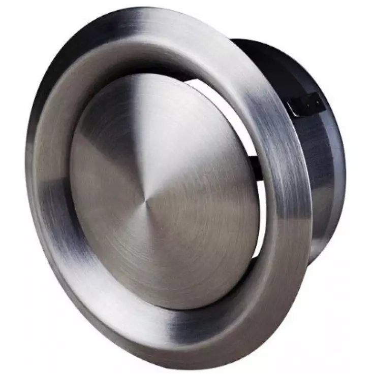 POISTOVENTTIILI 125MM RST - Tuloilma- ja poistoilmaventtiilit - 4750492006399 - 1