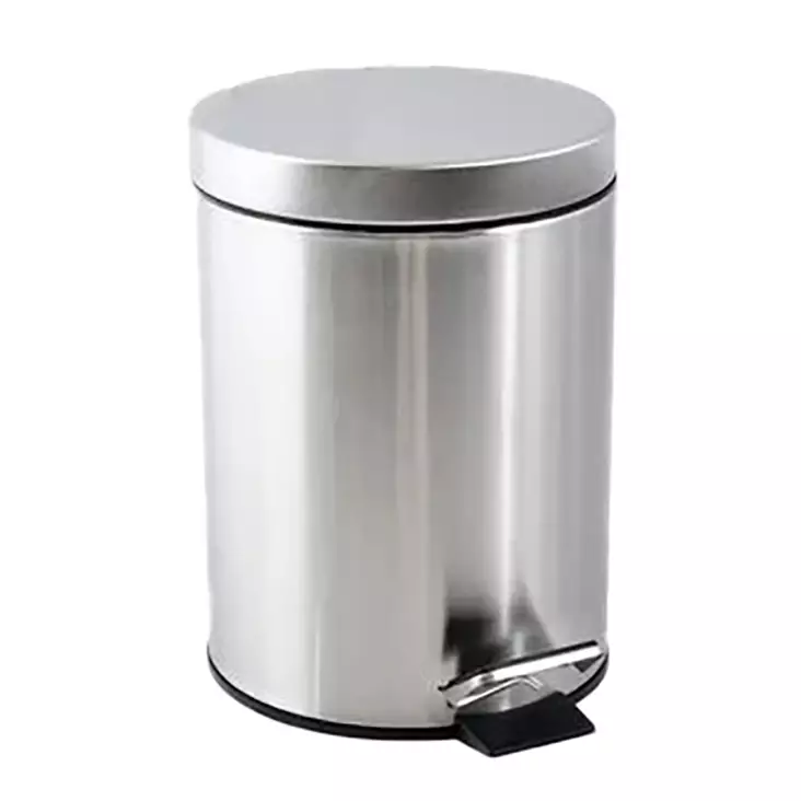 Teräksen värinen poljiinroskis. - Poljinroskikset - 6438159998369 - 1