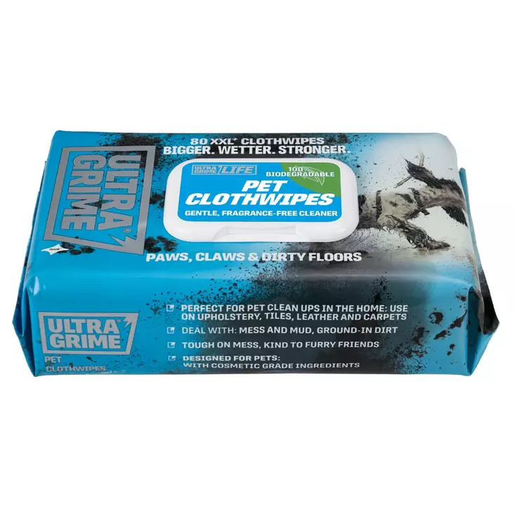 Ultragrime Puhdistusliina Pet 80kpl - Siivousliinat ja rätit - 5060460470329 - 1