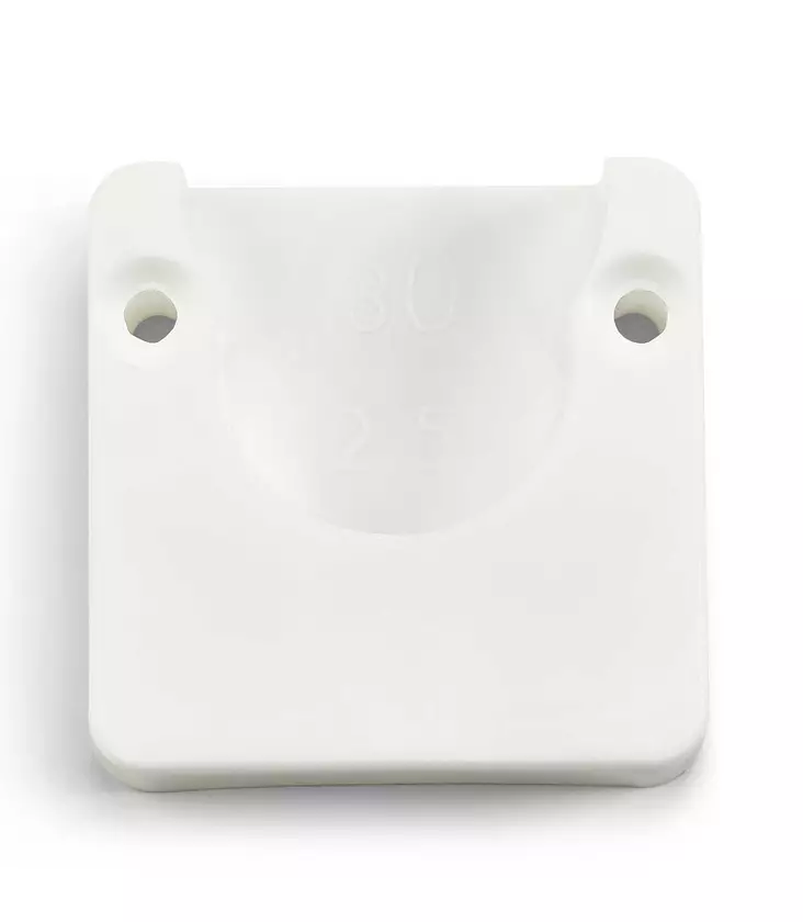 PUTKENKANNATIN 25-30 Valkoinen muovi 7152 HABO - Ikkunatarvikkeet ja ovitarvikkeet - 7317900057069 - 1