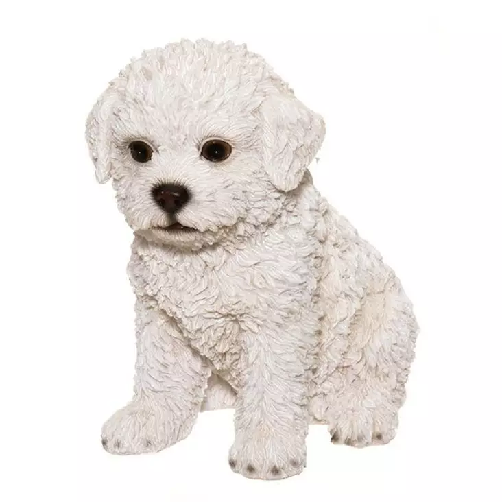 Puutarhapatsas Koiranpentu istuva 16cm - Puutarhakoristeet - 6410416026749 - 1