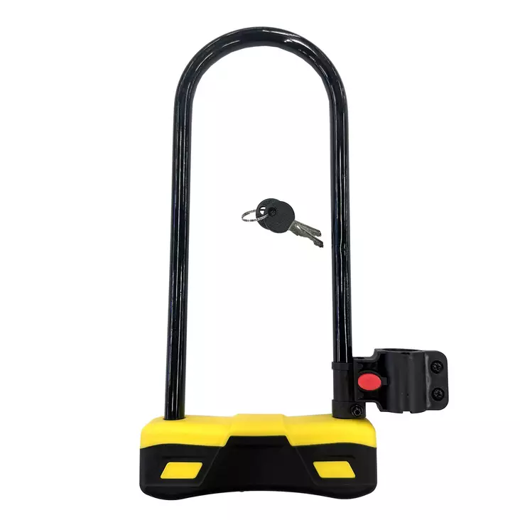 PYÖRÄNLUKKO 180X300MM TERÄS/PVC - Pyörän lukot ja hälyttimet - 6438159773119 - 1