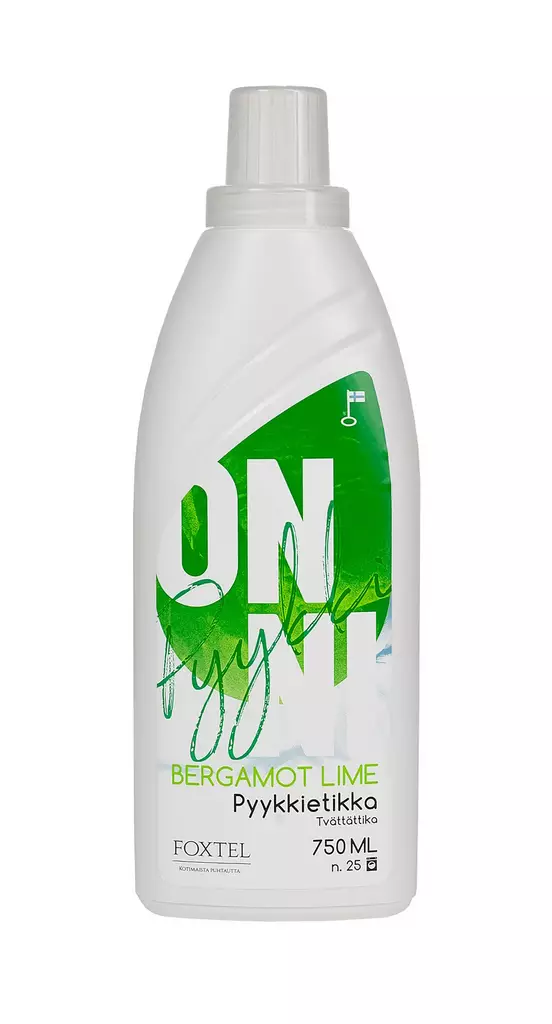 Pyykkietikka Onni 750 ml Bergamot Lime - Huuhteluaineet ja pyykkietikat - 6419642334109 - 1