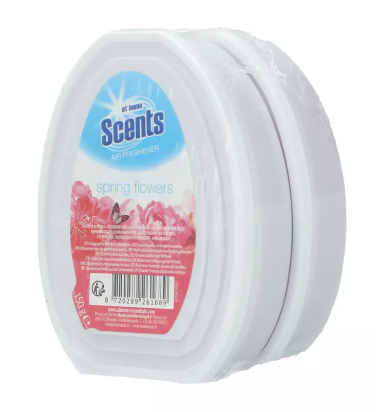 At Home Scents Gel Air Freshener 2x150gr Spring Flowers - Huonetuoksut ja ilmanraikastimet - 8720289261689 - 1