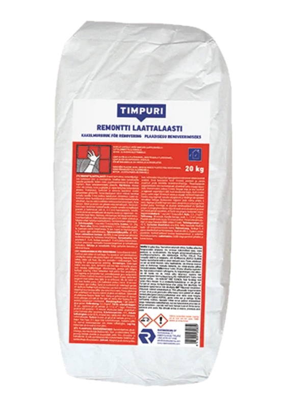 REMONTTI LAATTALAASTI 20 KG - Liimamassat ja tiivistysmassat - 6418091030839 - 1