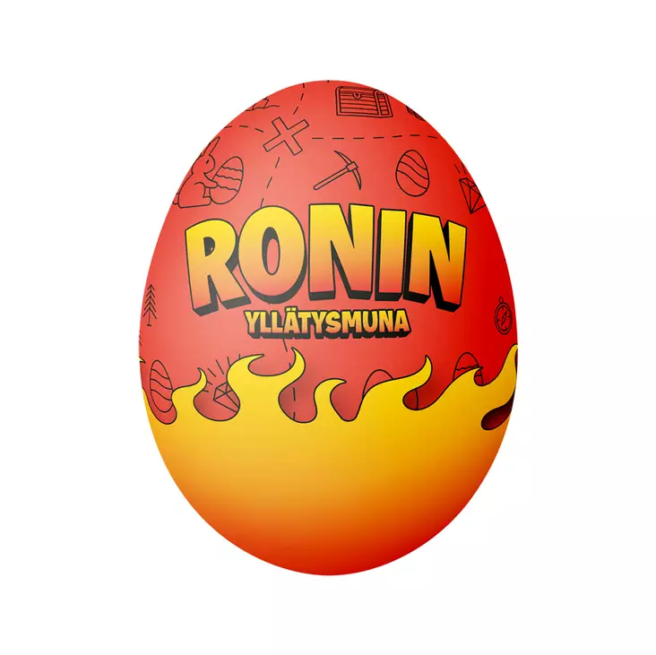 Roni Back Ronin yllätyssuklaamuna 45g - Suklaamunat ja pääsiäisherkut - 6420224007489 - 1