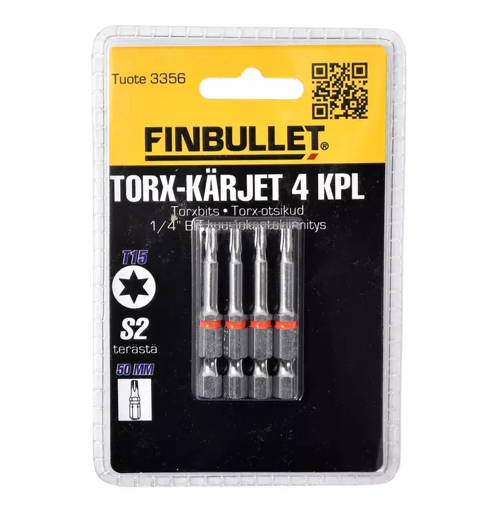 torxbit sarja torxisarja torx k=C3=A4rkisarja ruuvausk=C3=A4rkisarja - Ruuvauskärkisarjat - 6438152033579 - 1