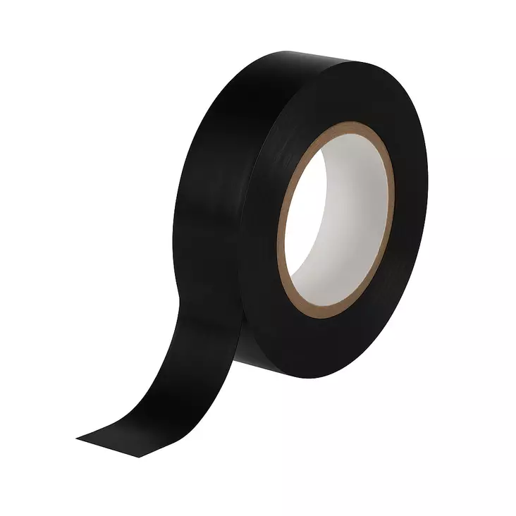 Sähköteippi musta 15 mm x 10 m - Rakennusteipit - 5017374896639 - 1