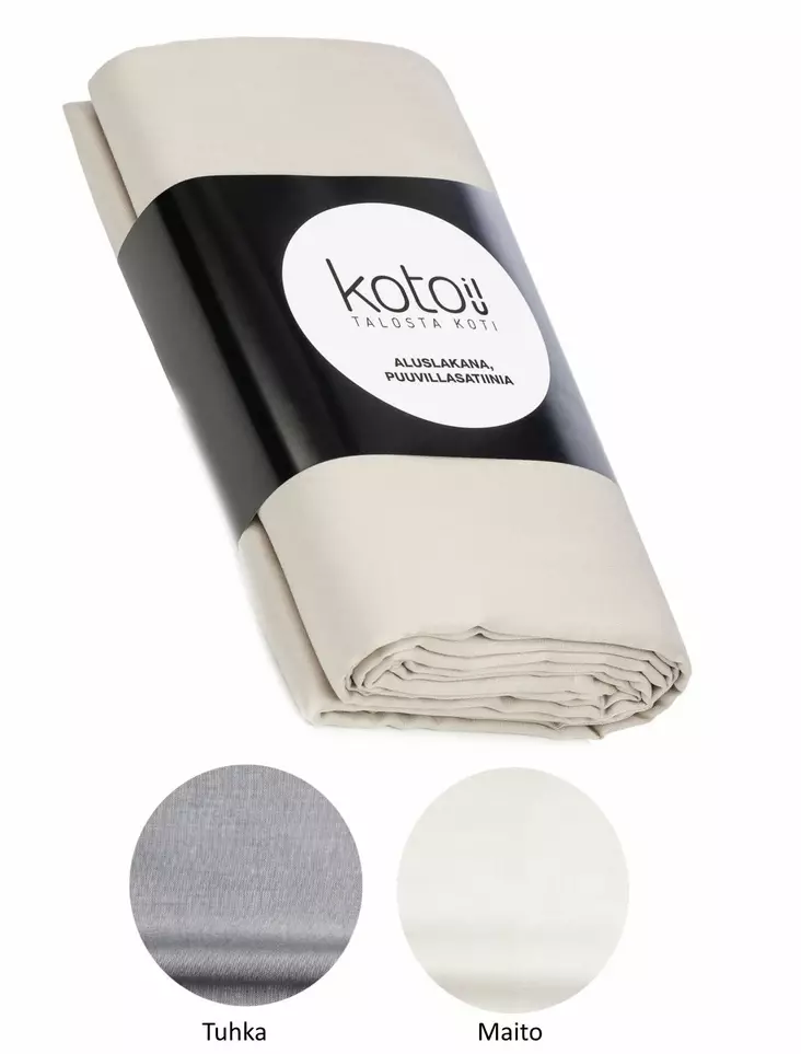 SATIINILAKANA Kotoilu - Pussilakanat, petivaatteet ja tyynyt - 6438014222769 - 1