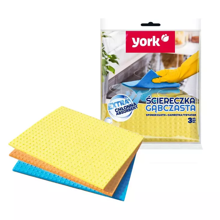 SIENILIINA 3KPL YORK - Siivousliinat ja rätit - 5903355000099 - 1