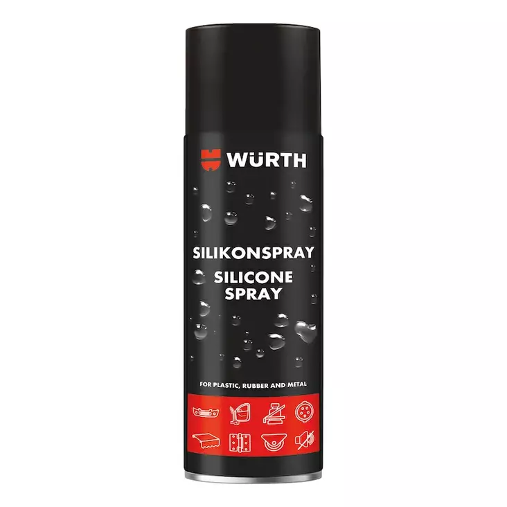 Würth Silikonispray 500ml - Puhdistusaineet ja rasvanpoisto - 4099618563539 - 1