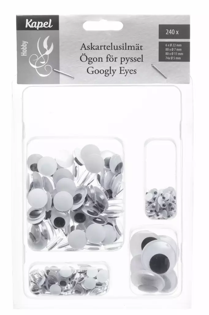 SILMÄT NUKELLE/ENKELILLE - Askartelutarvikkeet - 6410411033759 - 1