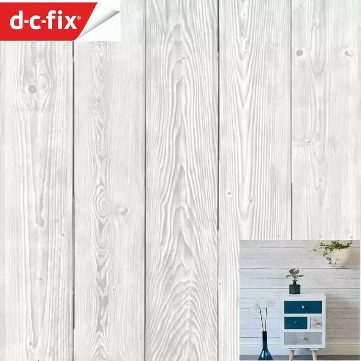 SISUSTUSKALVO D-C-Fix 346-0671 200x45cm Vaalea lauta kontaktimuovi - Sisustuskalvot - 4007386340429 - 1