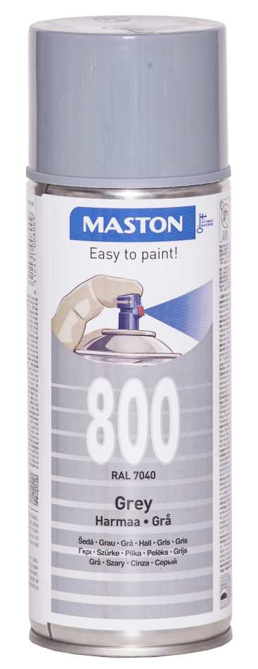 SPRAYMAALI HARMAA 800 400ML MASTON - Spraymaalit - 6412491008009 - 1