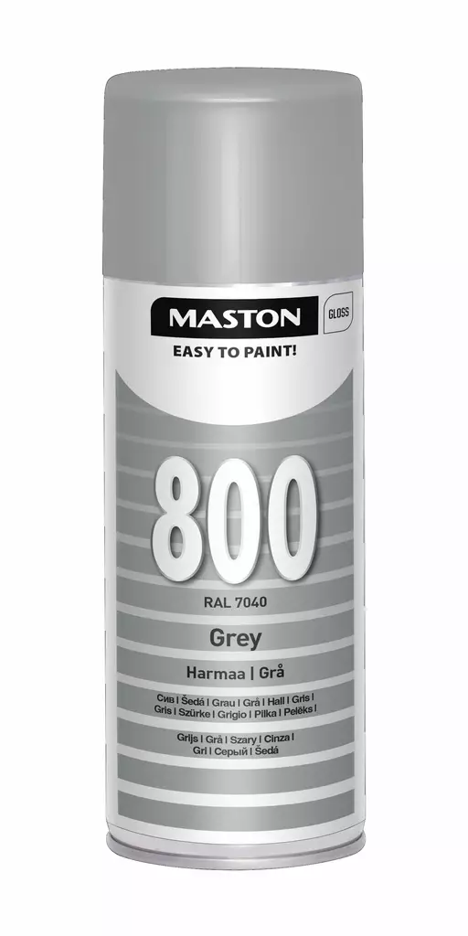 Spraymaali 100 Harmaa 400ml - Spraymaalit - 6412491008009 - 1