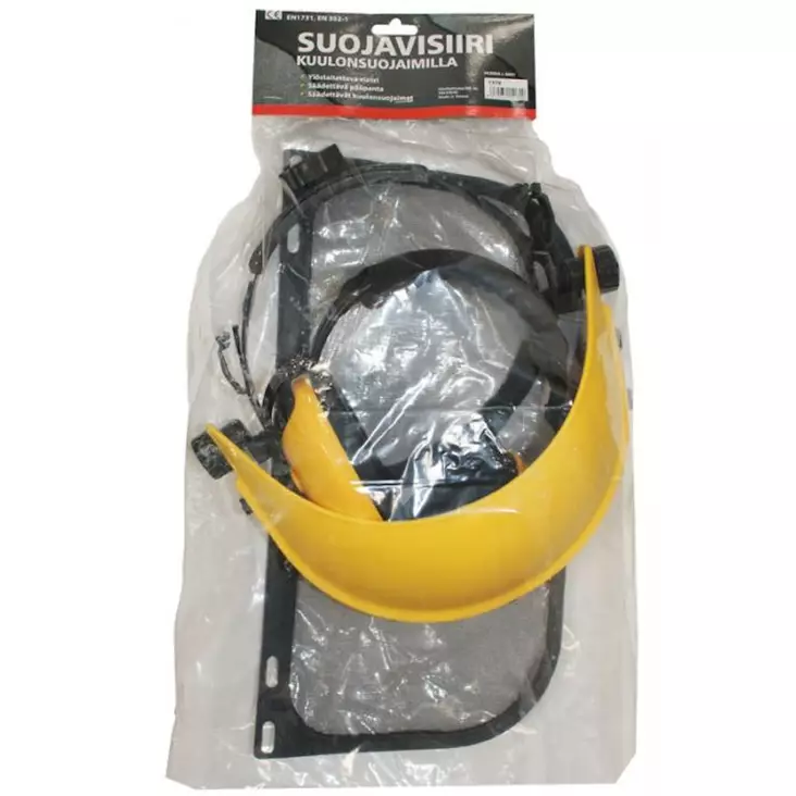 Suojavisiiri kuulonsuojaimilla - Työsuojaimet - 6430032151809 - 1
