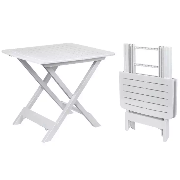 Taitettava muovipöytä 72x8x92cm - Puutarhapöydät - 8009271907409 - 1