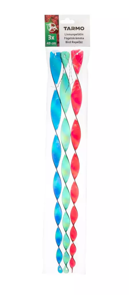 Toimii samalla puutarhakoristeena; pelotin py=C3=B6rii kauniisti tuule=
ssa. - Linnunpelättimet - 6410412411709 - 1