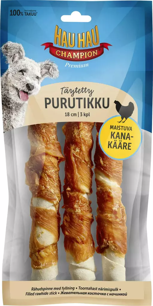 TÄYTETTY PURUTIKKU 3KPL 18CM 189g - Koiranruoat ja herkut - 6430056881119 - 1