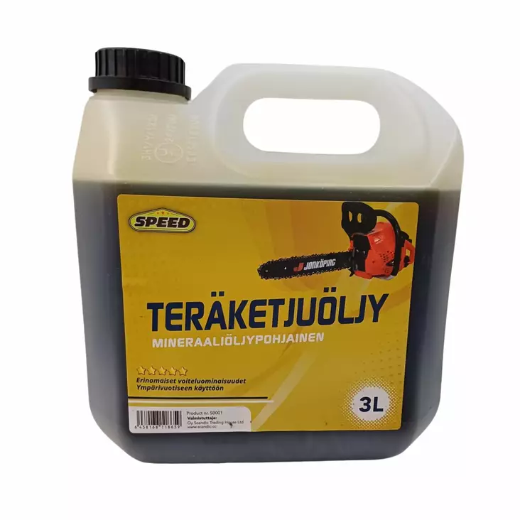 Teräketjuöljy 3L Speed - Hydrauliikkaöljyt - 6438168118659 - 1