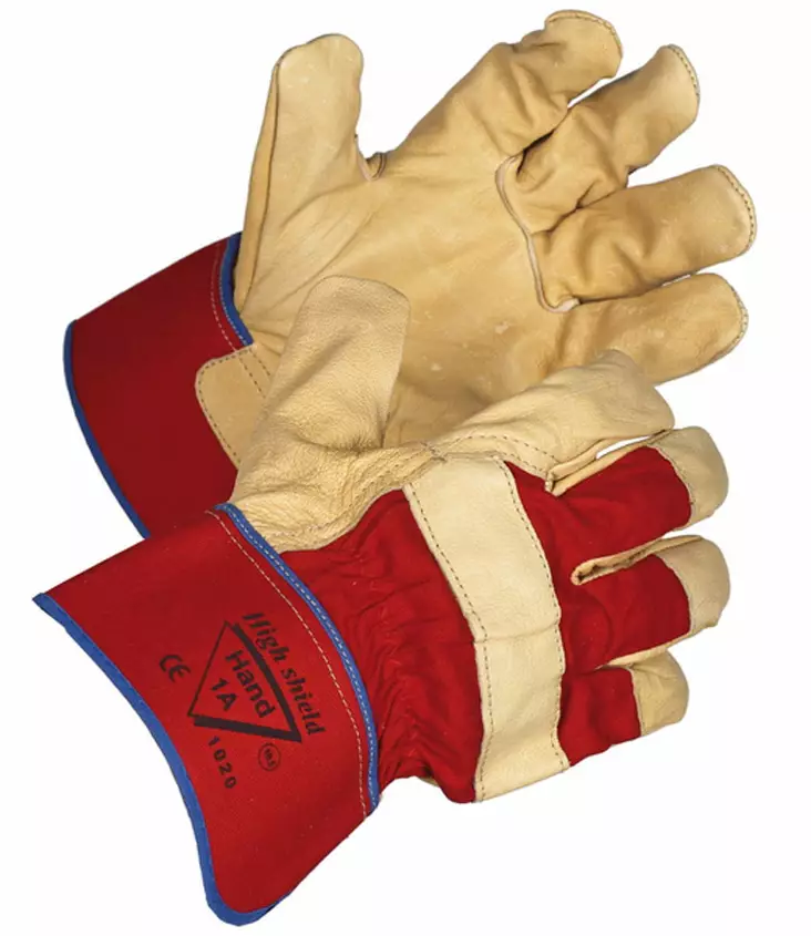 TYÖKÄSINE High Shield 1020 Pukin pintanahkaa ja puuvillaa - Työkäsineet - 6420217102009 - 1