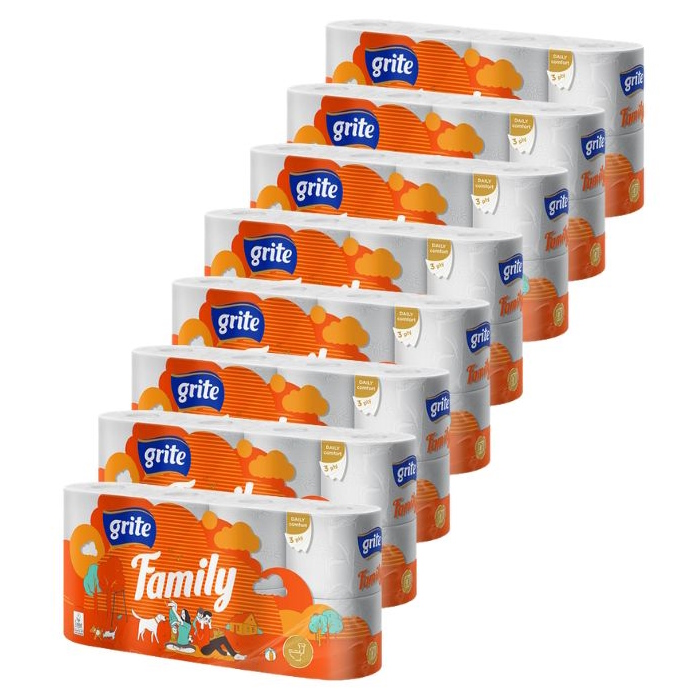wc paperi grite family iso pakkaus vessapaperi - WC-paperit - 4770023350579 - 1