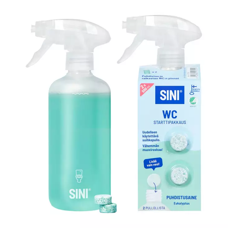 SINI WC STARTTI PULLO+2 TABL - WC-puhdistusaineet - 6423800070259 - 1