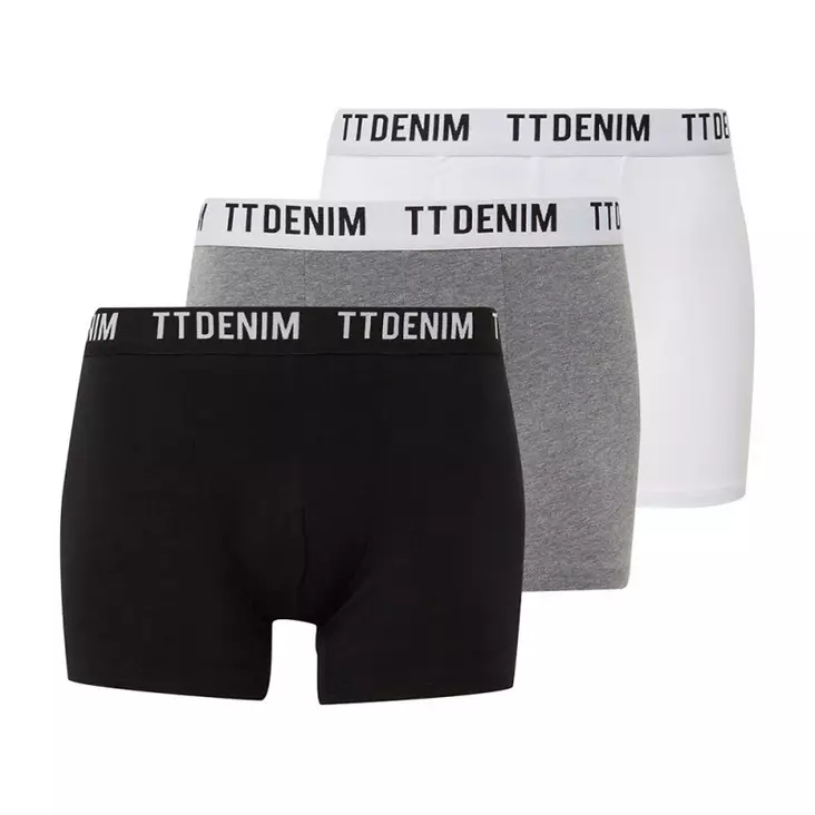 Miesten Tom Tailor bokserit kolmen kappaleen paketti. - Miesten alusvaatteet - TT-BXR-3PK - 1