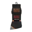 Miesten sukka Black&Decker 3kpl musta -  -  - 2
