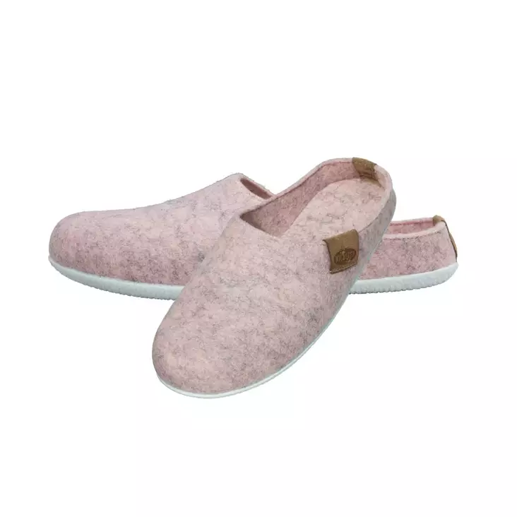 Wildstep Wooly villatohvelit, vaalea pinkki - Aamutossut - WW-P - 1