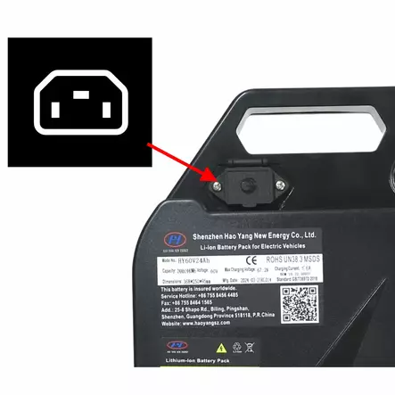 S=C3=A4hk=C3=B6skootterin akku 24ah litium akku - Sähköskootterin akut ja laturit - YHZ1424NOR - 2